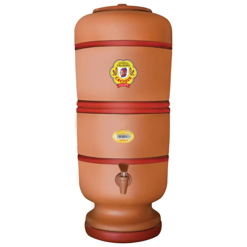 Filtro de Barro com Vela, Boia e Torneira