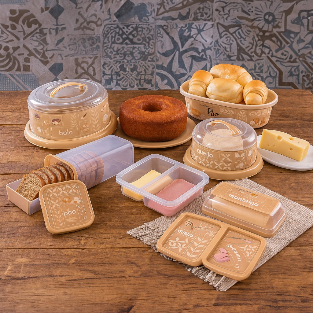 Kit de café da manhã mesa posta